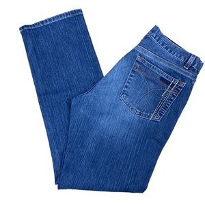 Calvin Klein Stretch Bootcut Jeans, Light Blue Wash